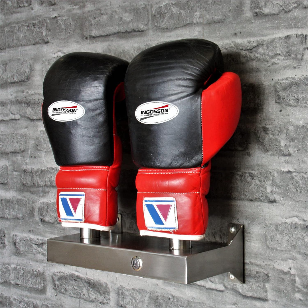 Boxhandschuh Trockner mit Ventilator, Ständer, aus Edelstahl, mit Wandhalterung
