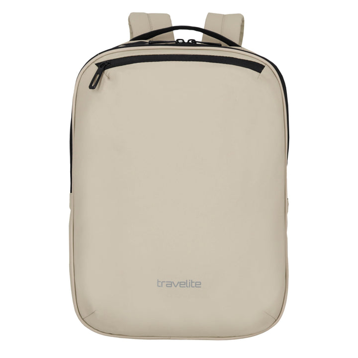 Travelite Handgepäck Rucksack, Laptopfach 13 Zoll, wasserabweisender Tagesrucksack mit Aufsteckfunkt
