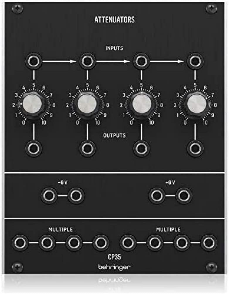 Behringer CP35 ATTENUATORS Legendäres analoges Attenuator- und Multiples-Modul für Eurorack, CP35 AT