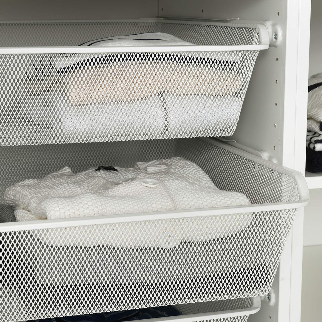 Ikea KOMPLEMENT Netzkorb, 100x58 cm, weiss