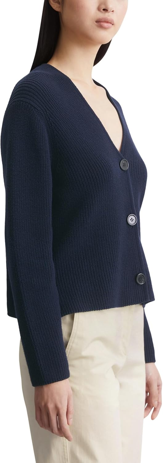 Marc O´Polo Damen Long Sleeve Cardigan Sweater XS Blau, XS Blau