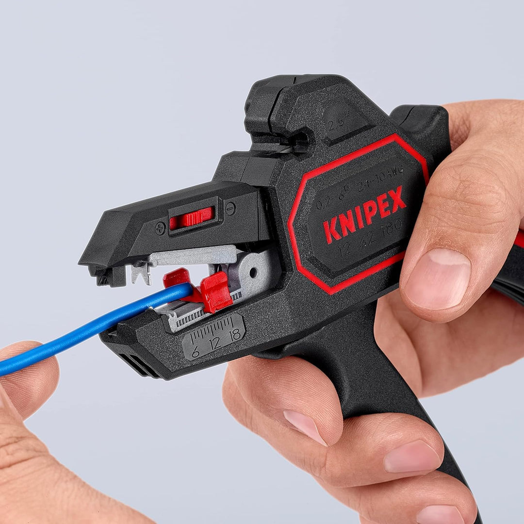 Knipex Automatische Abisolierzange 180 mm (SB-Karte/Blister) 12 62 180 SB