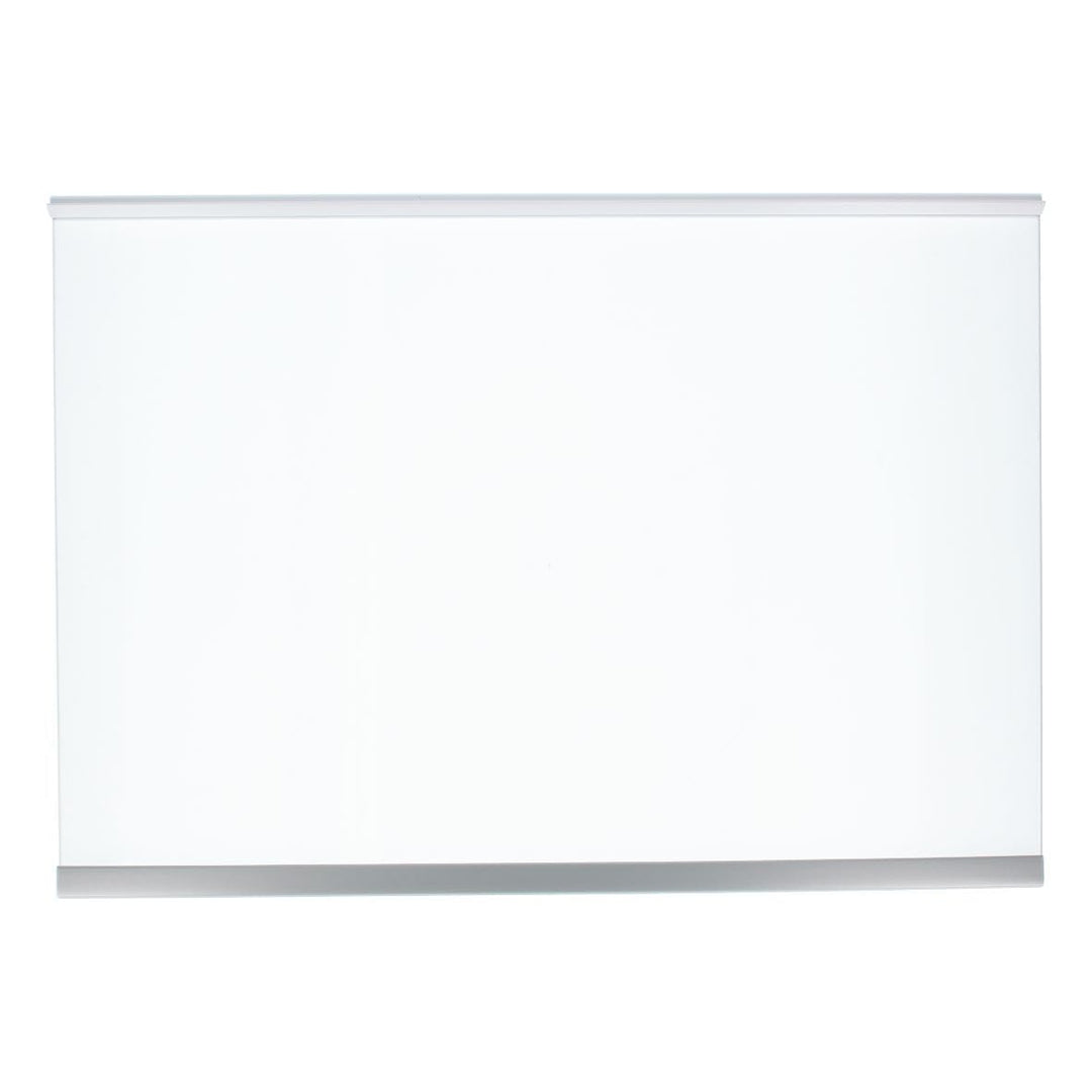 easyPART Kompatibel/Ersatz für Bauknecht 481010667591 Glasplatte 485x343mm Leisten Kühlschrank Whirl