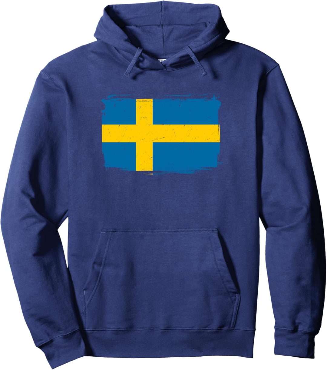 Schweden Flagge Damen Herren Kinder Pullover Hoodie