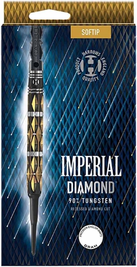 Harrows Imperial Diamond 90% Tungsten Soft Tip Darts 20 Gramm, 20 Gramm