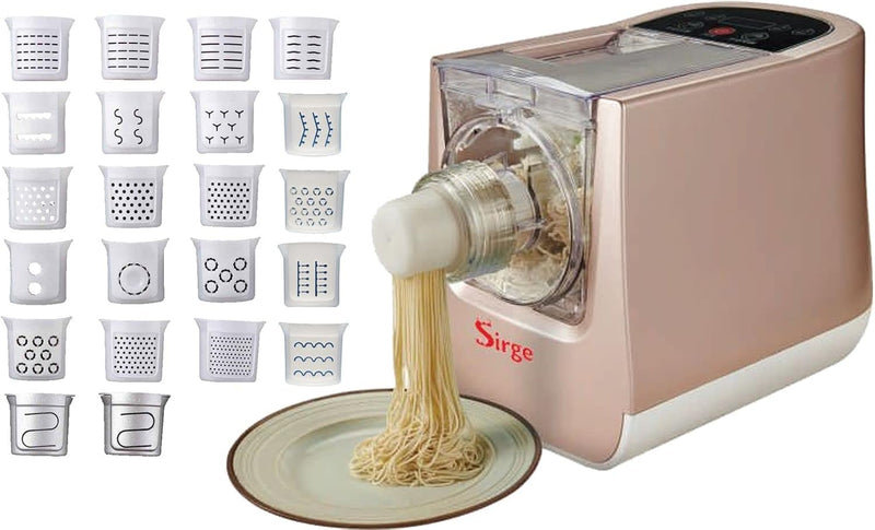 Sirge Pastamaschine, 300 W, Kunststoff, 4 Geschwindigkeiten, 650gr - 14 Pasta stirbt