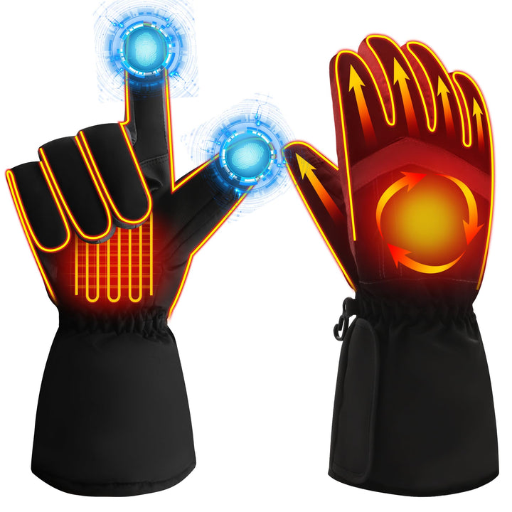 USB aufladbare beheizbare Handschuhe für Männer und Frauen, batteriebetrieben, Baumwollhandschuhe, W