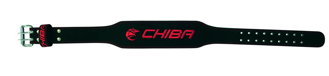 Chiba Ledergürtel Black/Red L, Black/Red L