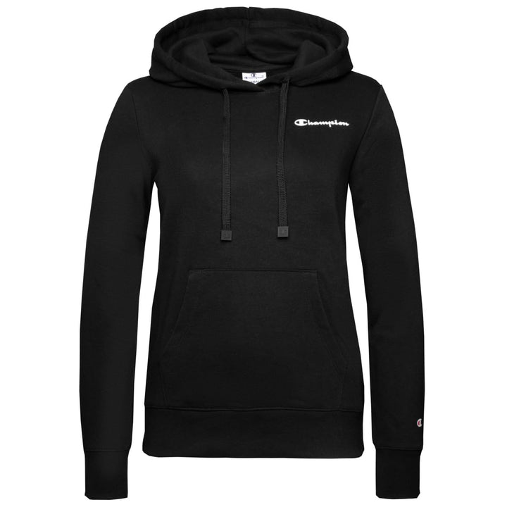 Champion Damen Legacy American Classics Powerblend Terry Small Logo Kapuzenpullover M Schwarz, M Sch