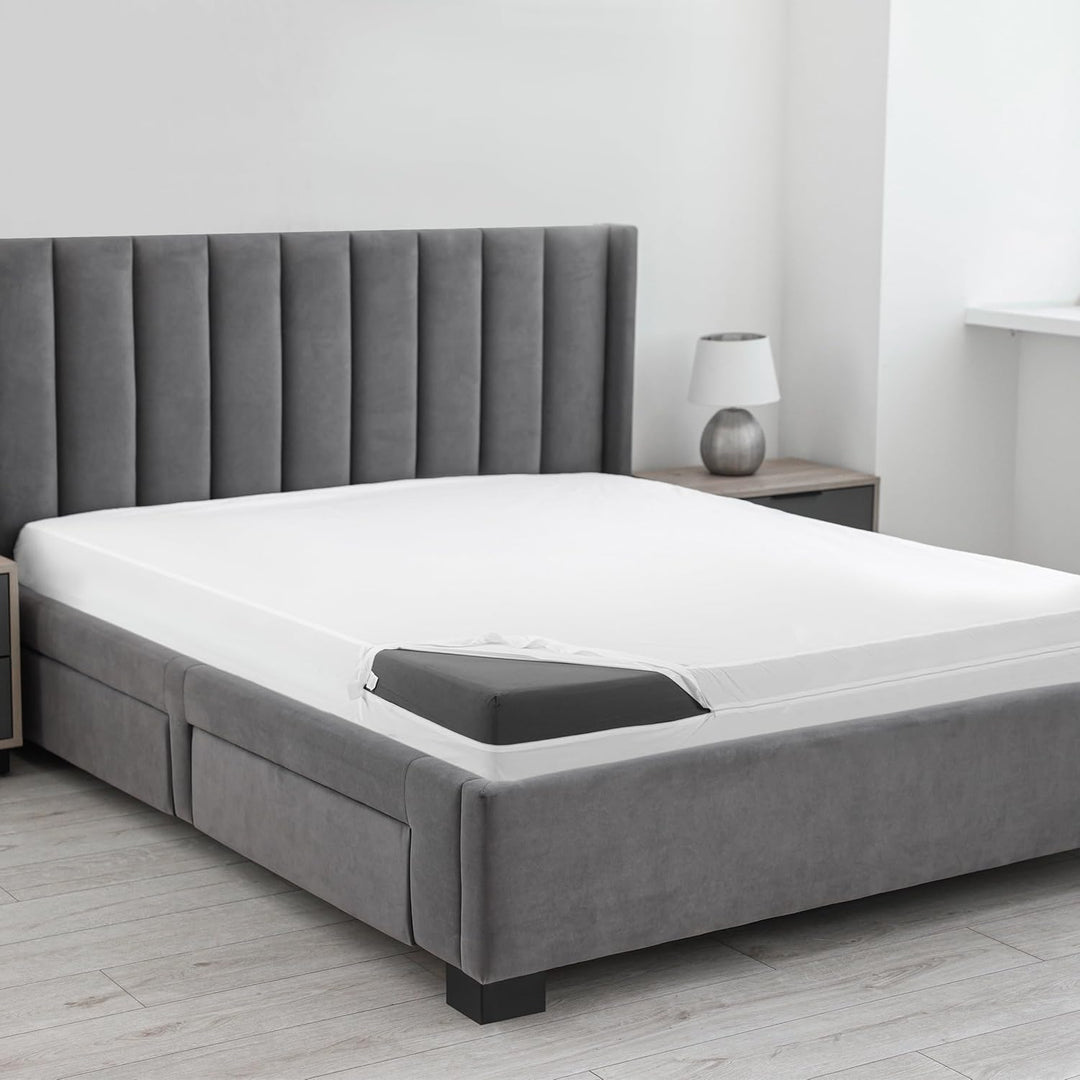 Utopia Bedding UB0183 Matratzenüberzug, Polyester, Weiss/opulenter Garten, Twin Twin 25,4 cm tief, T