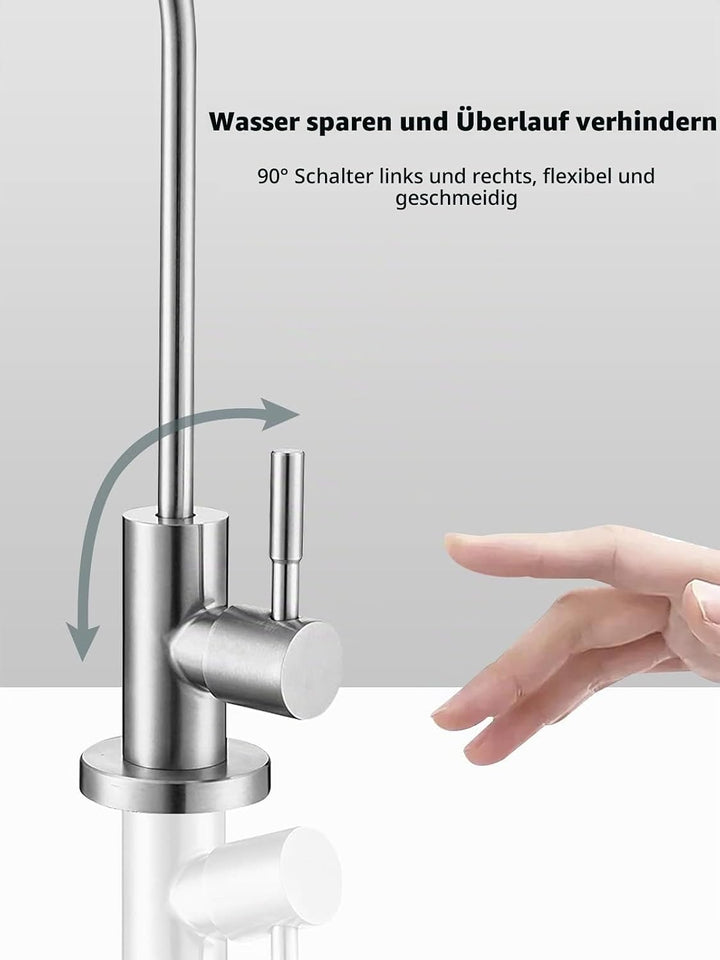 Trinkwasserhahn, bleifreier Wasserfilter-Wasserhahn, Umkehrosmose-Wasserhahn für Küche, Bar, Spüle G