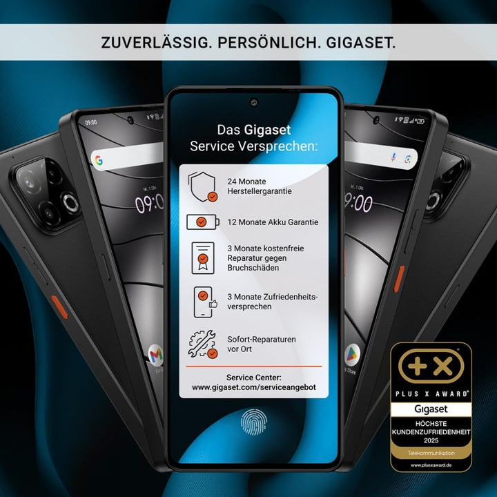 Gigaset GS6 PRO Smartphone – 256GB+8GB RAM - 6,67" FHD+ OLED-Display mit 120Hz - Octa-Core 5G Prozes