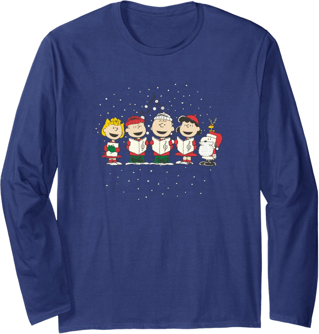 Peanuts Holiday Caroling Langarmshirt
