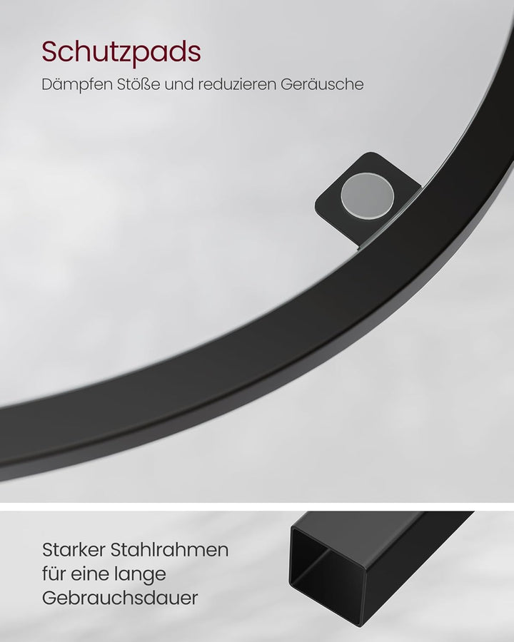 VASAGLE Eckregal 5 Ebenen, Bücherregal, Pflanzenregal, Standregal, Badezimmerregal, Ablagen aus Hart