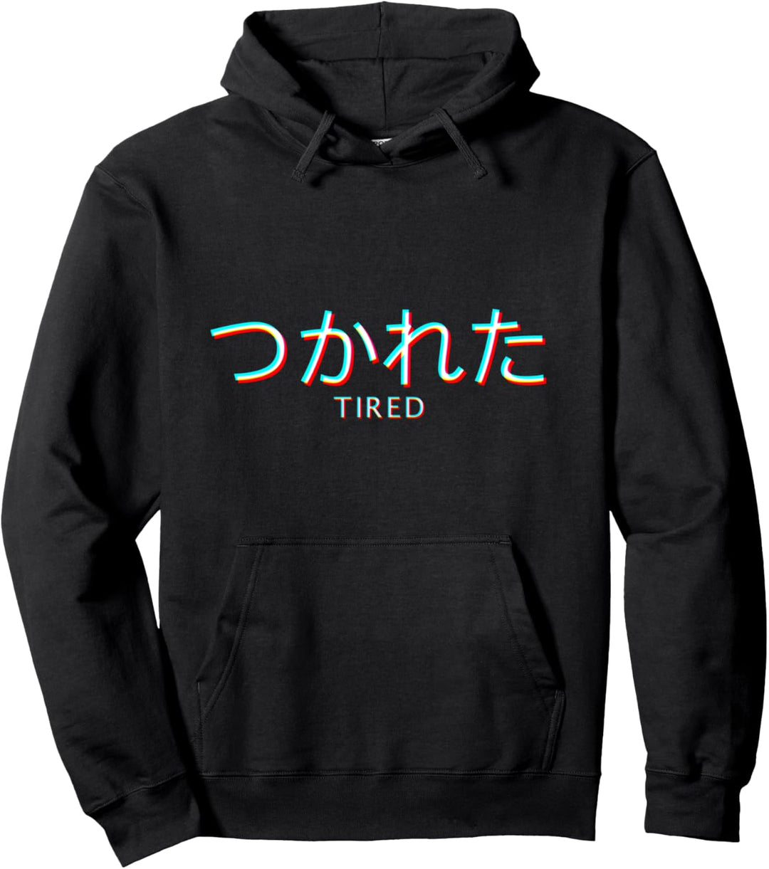 Vaporwave Aesthetic Clothes eboy egirl Japan Style Kanji Pullover Hoodie