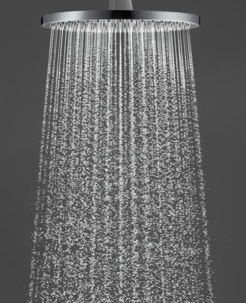 hansgrohe Duschkopf Crometta S, Kopfbrause Regendusche mit 1 Strahlart, Mattschwarz Mattschwarz rund