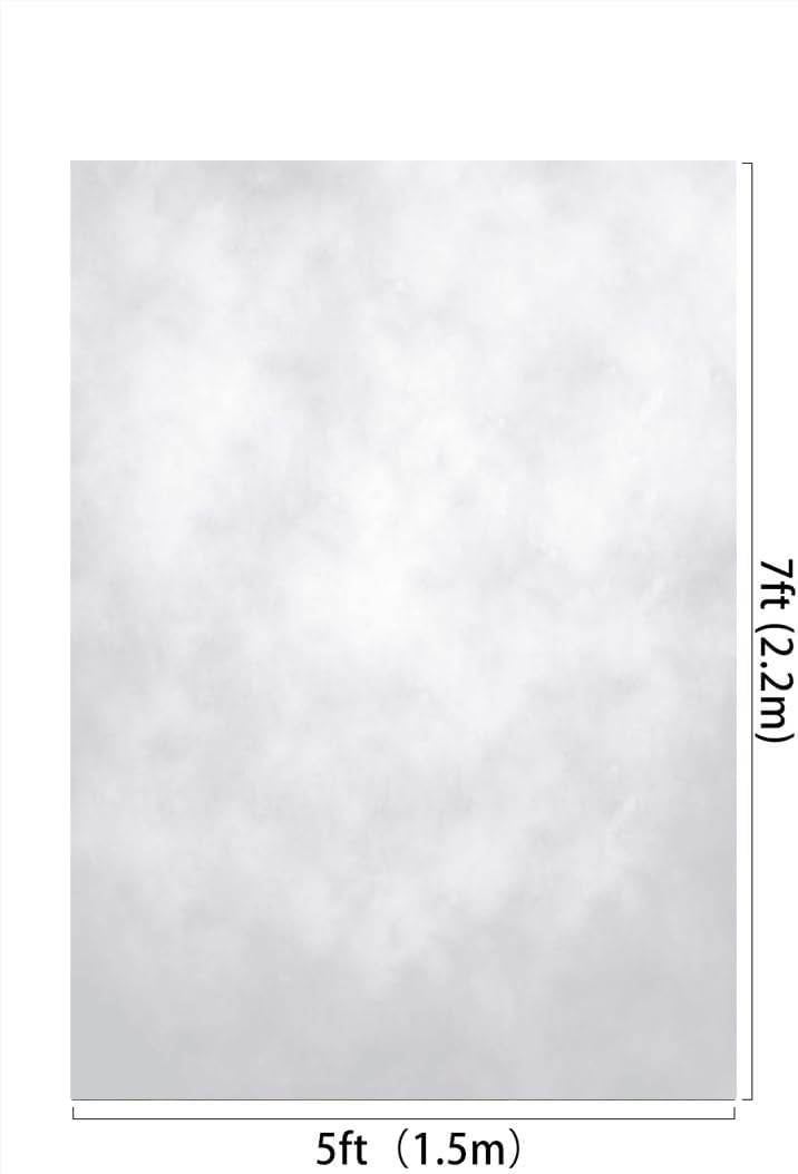 Kate Fotografie Hintergrund weiss 1,5x2,2m Retro-Fotostudio Rauchgrau Porträthintergrund Neugeborene