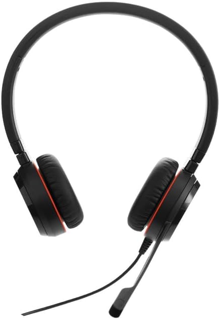 Jabra Evolve 20 SE Stereo Headset - Unified Communication Zertifizierte Kopfhörer für VoIP Softphone
