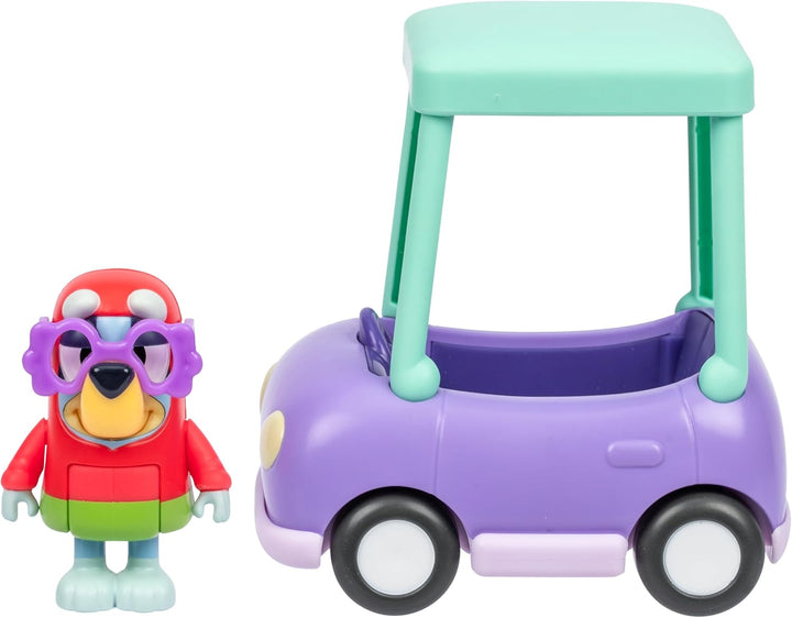 BlueY Auf geht die Fahrt Freunden in diesem tollen kleinen Fahrzeug: Fahre mit Janet im Oma-Auto, ei