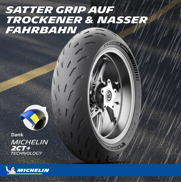 MICHELIN Power 5 Motorradreifen 200/55ZR17 (78W) Hinterrad