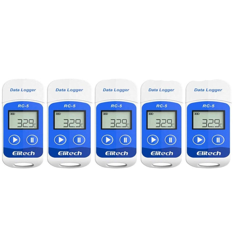 Elitech RC-5 Temperatur Datenlogger - Mini USB Temp Rekorder Interner Externer Sensor Hohe Genauigke