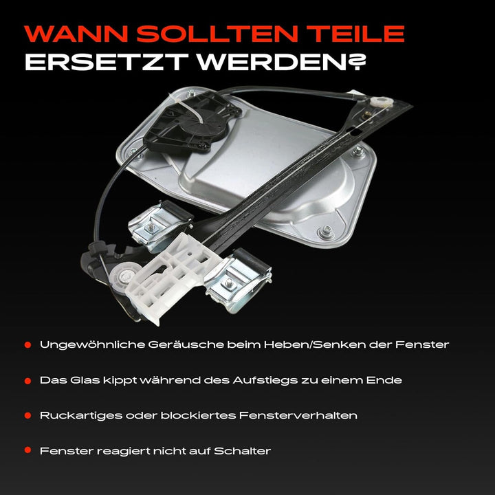 Frankberg Fensterheber Ohne Motor 4/5 Türen Vorne Links Kompatibel mit Fabia II 542 Fabia II Combi 5