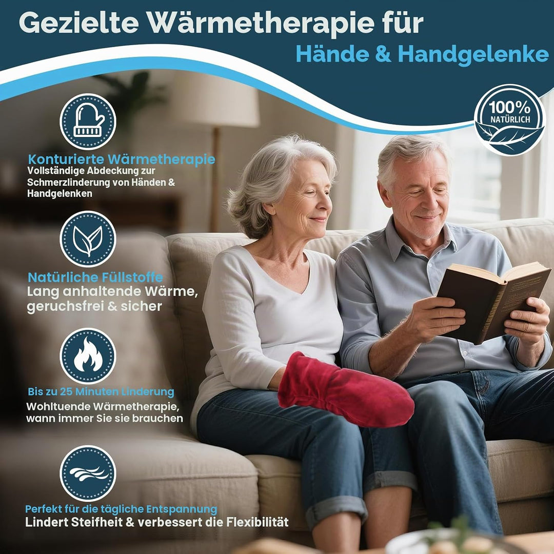 Medcosa Beheizte Wärmehandschuhe | Wärmetherapie bis in die Fingerspitzen | Langlebige wärmende Fäus