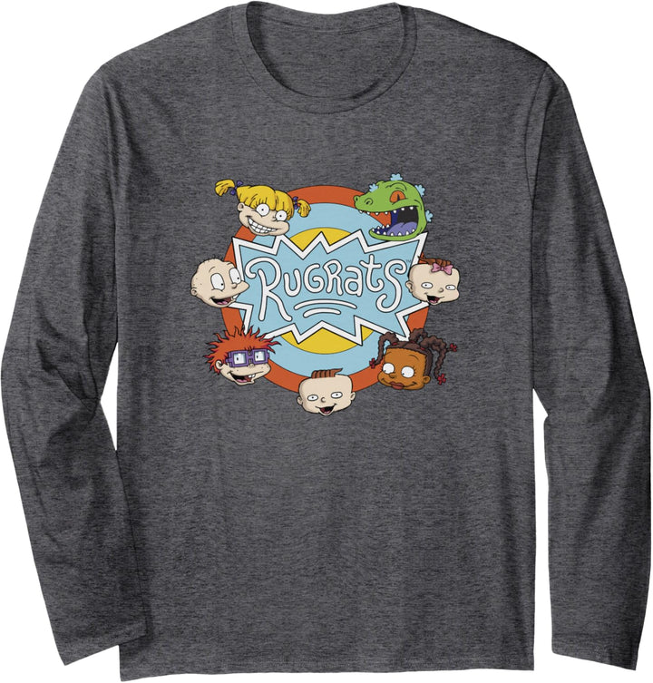 Rugrats Reptar and Friends Cheesin' Langarmshirt