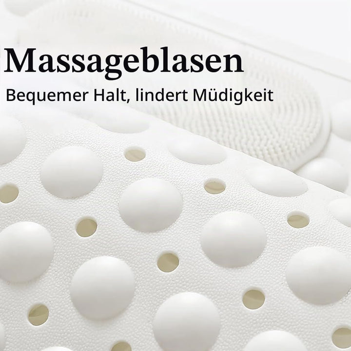 Duschmatte rutschfest 90x60cm,Antirutschmatte Dusche mit Ablauflöchern,Duscheinlage rutschfest mit S