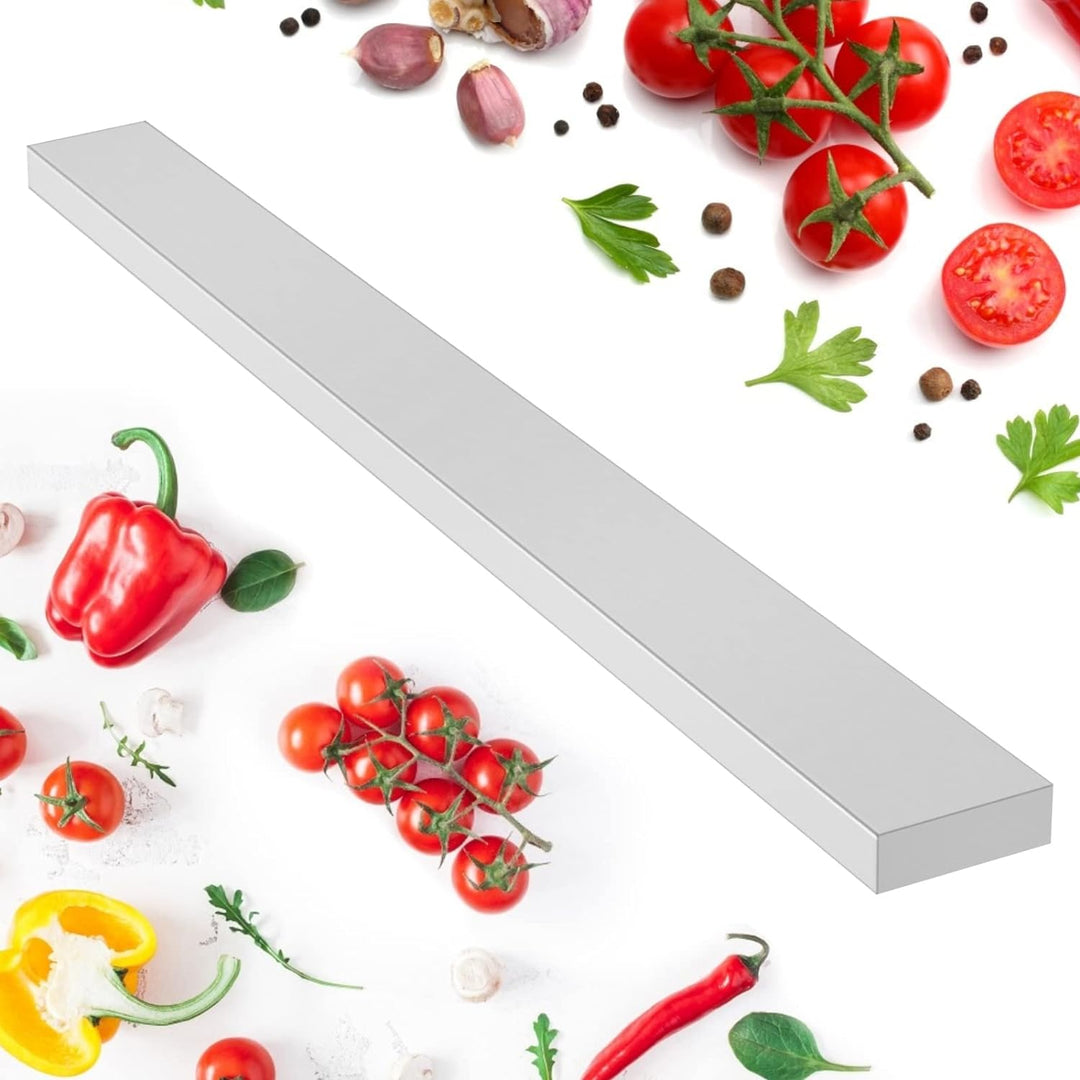 Tuevob 50cm Messerhalter Magnetisch Selbstklebend Messer Magnetleiste Edelstahl Magnet Messer Halter