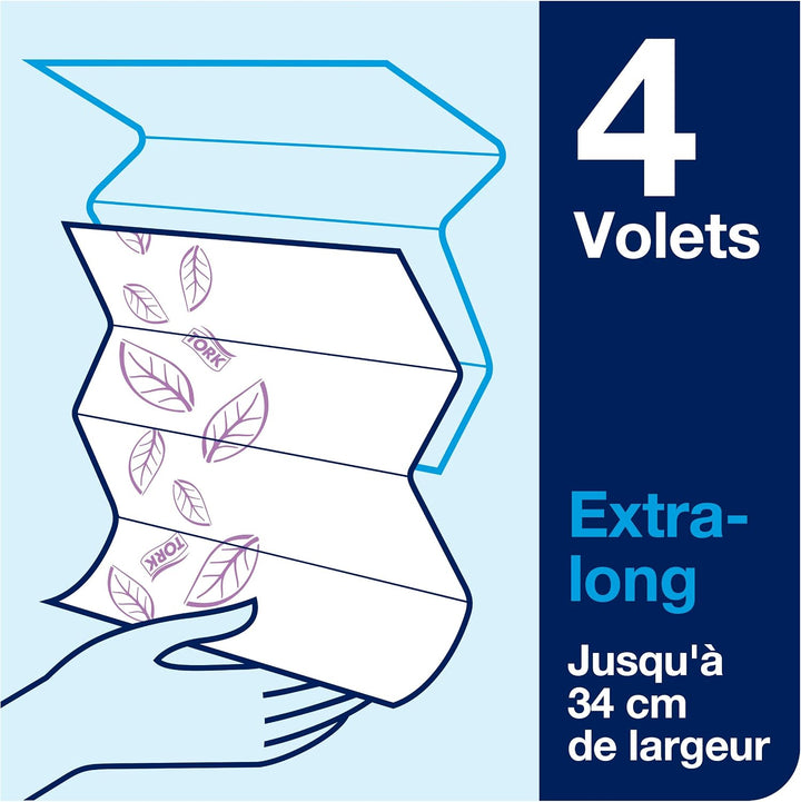Tork Xpress extra weiche Multifold Papierhandtücher 600297 weiss, 21 x 100 Tücher &amp; Xpress Tischspen