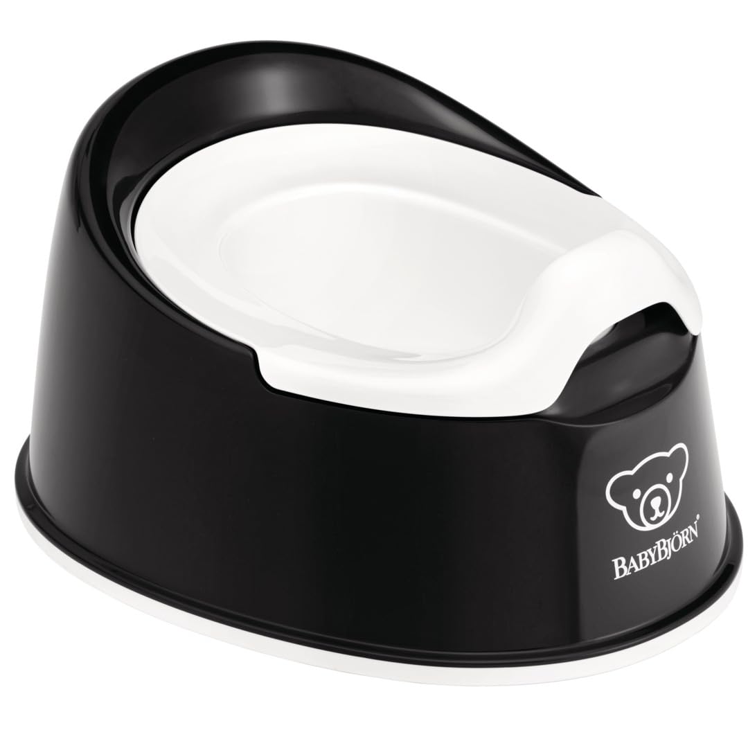 BabyBjörn Cleveres Töpfchen, Schwarz/Weiss, Schwarz/Weiss