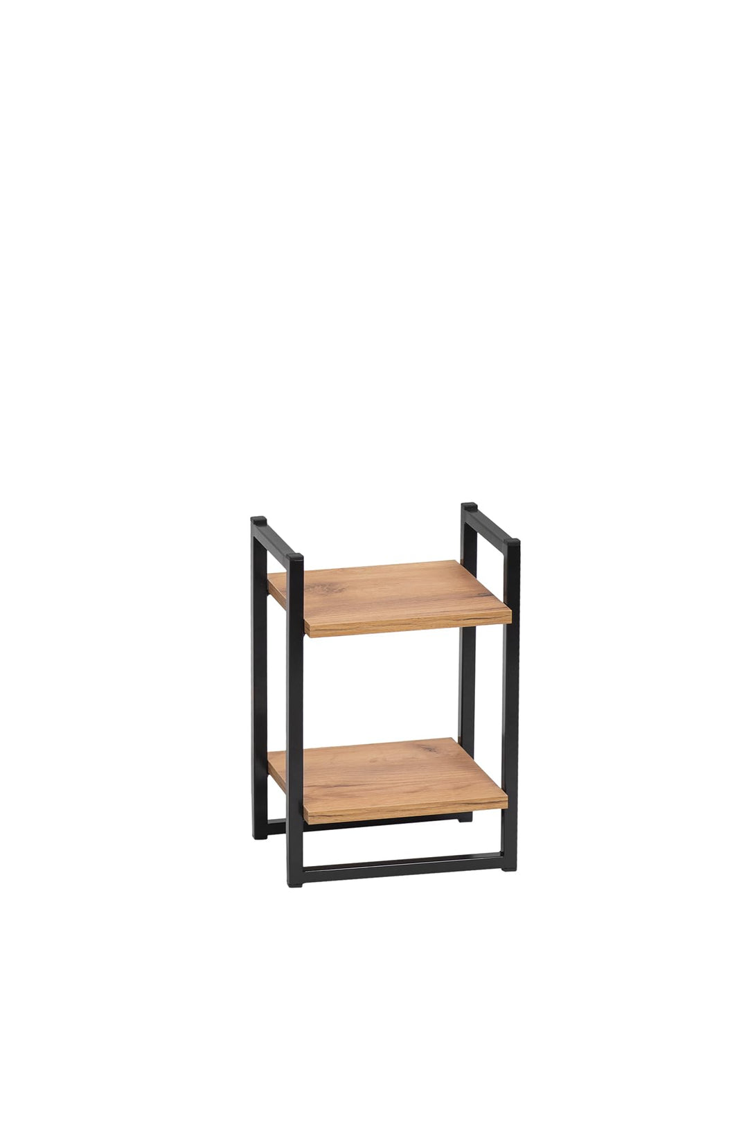 Pflanzenständer Cage - 2 Etagen - 25x22x40cm - Farbe Schwarz - für Zimmerblumen - Metallregal - Deko