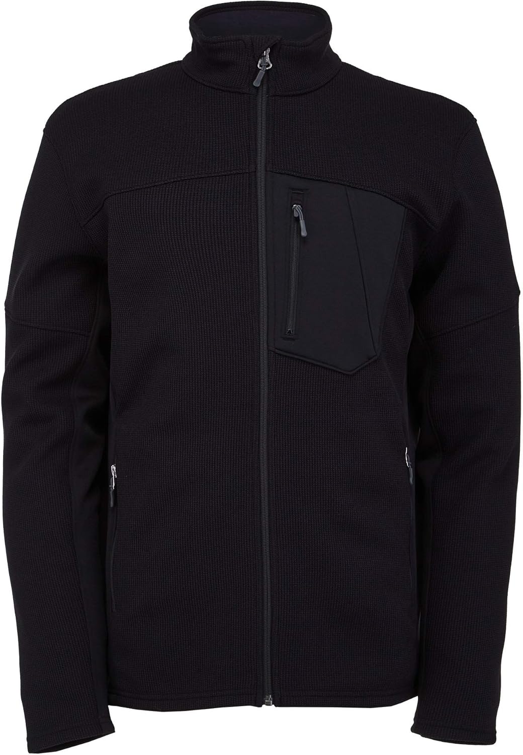 Spyder Herren Bandit Hybrid Full Zip Jacket Fleecejacke (1er Pack) M Schwarz, M Schwarz