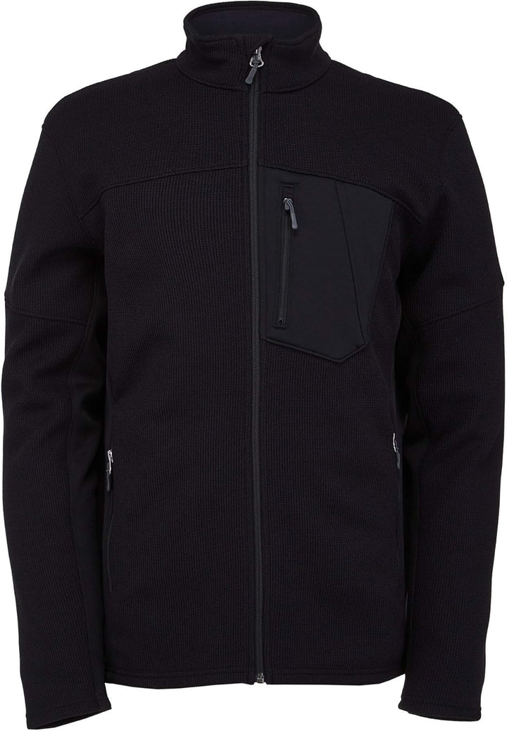 Spyder Herren Bandit Hybrid Full Zip Jacket Fleecejacke (1er Pack) M Schwarz, M Schwarz