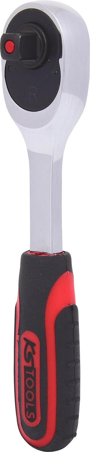 KS Tools 918.1510 1/4" CHROMEplus Mini-Umschaltknarre, 72 Zahn