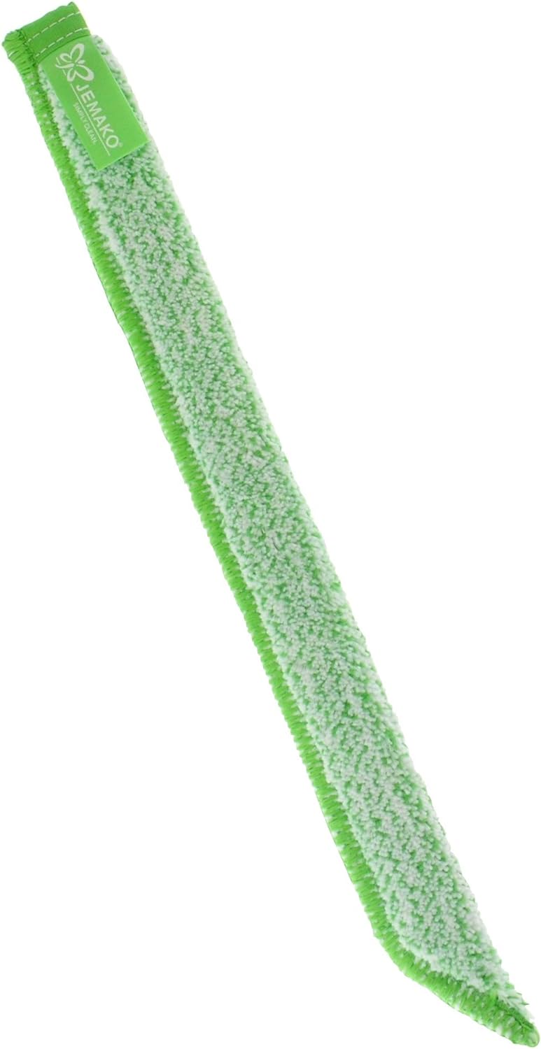 Jemako 3er Set grüne Faser - DuoTuch - Reinigungsschwamm Kurzflor - CleanStick 35 cm - inkl. Sinland