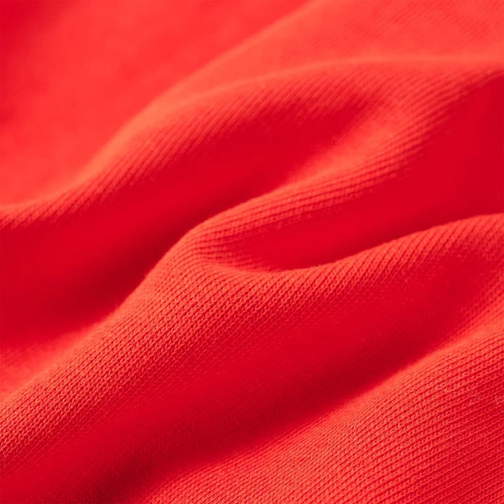 vidaXL Kinder Kapuzenpullover Sweatshirt Hoodie Pullover Kinderpullover Pulli Rot 140, 140