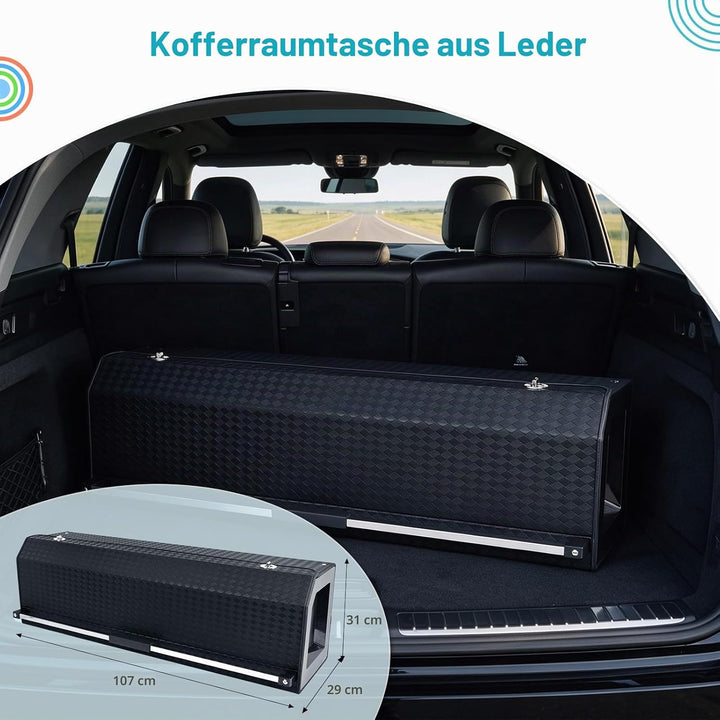 Kofferraumdeckel-Organizer mit Fächern und Push-Pull-Griff für 107*29*31cm, 107*29*31cm