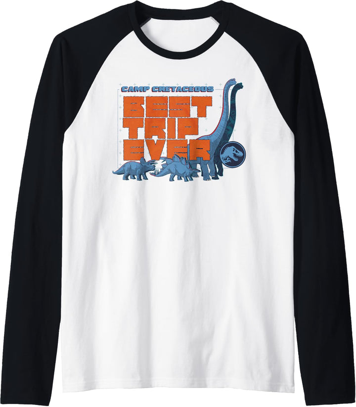 Jurassic World: Camp Cretaceous Best Trip Ever Raglan