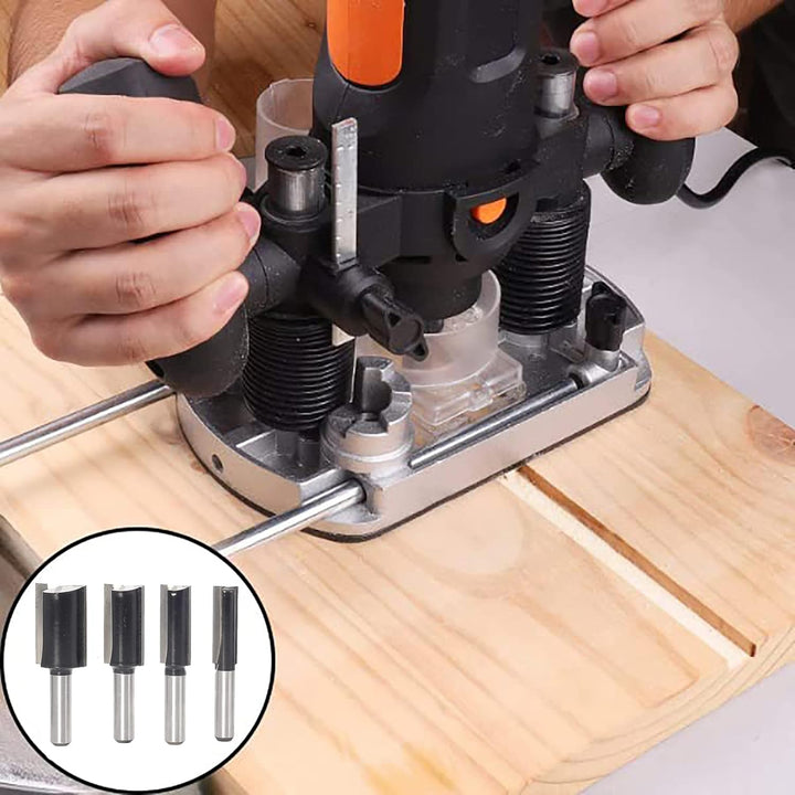 Sinoprotools 30 Stück Oberfräse Fräser Set HM, 8mm Schaft Fräser für Oberfräse,Oberfräser in Holzkof