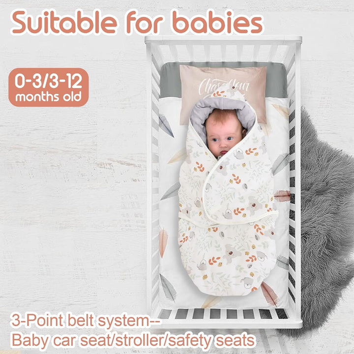 Einschlagdecke Babyschale für Winter Buggy Universal Fusssack Babydecke Baumwolle Baby Pucksack für