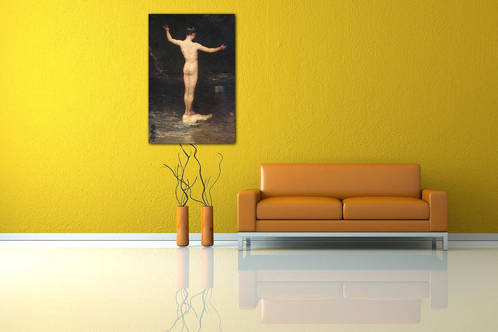Printed Paintings Leinwand (60x80cm): William Morris Jagd - Die Badenden 60x80 cm, 60x80 cm
