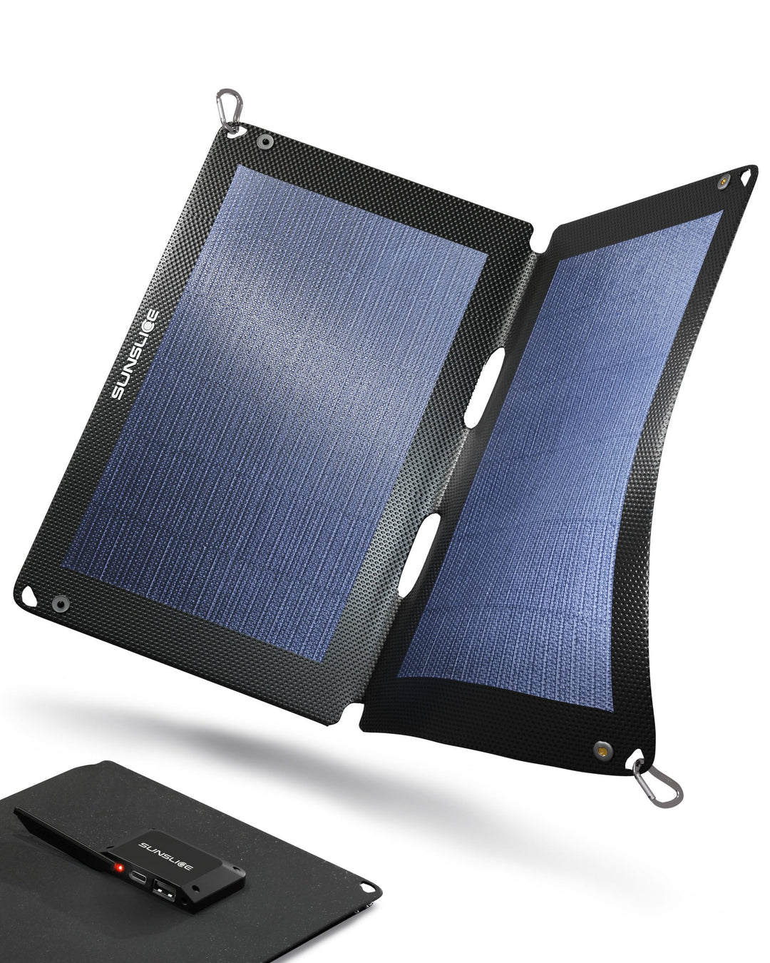 Solar Charger Outdoor, Solarmodul flexibel, Solaranlage Camping, Solar Charger wasserdicht mit leist