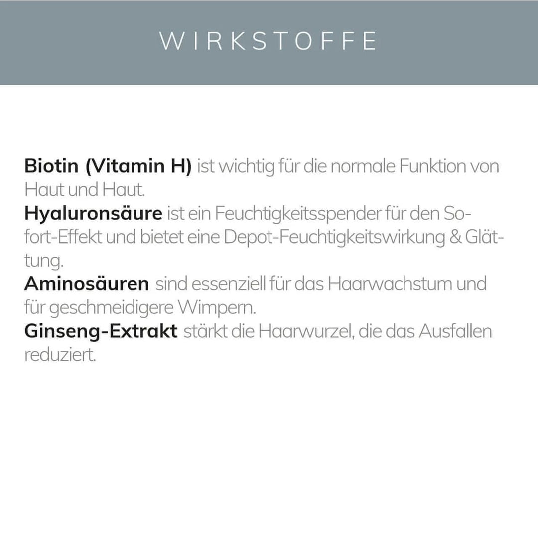 KÖ-HAIR Wimpernserum Wachstum Booster | Hochwirksames Serum für dichte lange Wimpern &amp; schnelles Wim