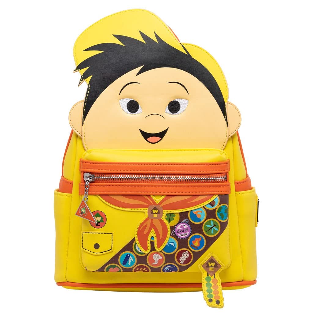 Loungefly Disney Pixar Up Russell Cosplay Damen Mini Rucksack Geldbörse, Mehrfarbig, Einheitsgrösse,