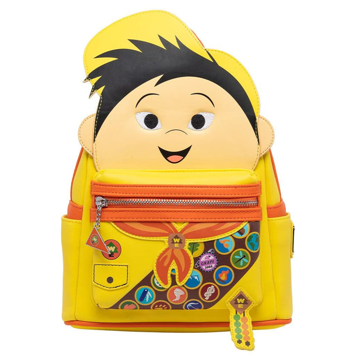 Loungefly Disney Pixar Up Russell Cosplay Damen Mini Rucksack Geldbörse, Mehrfarbig, Einheitsgrösse,
