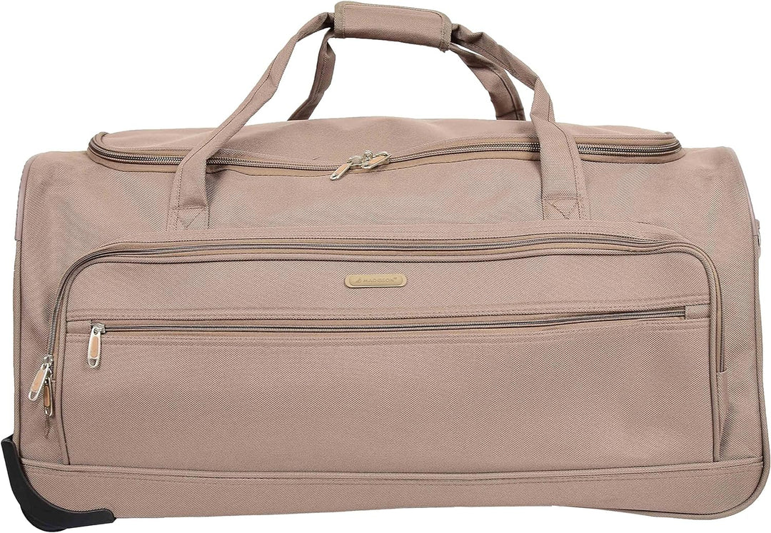HL472 Trolleytasche mit Rädern, gross, Beige, beige, L, Reisetasche mit Rollen
