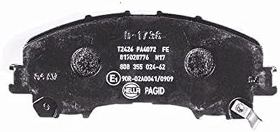 HELLA PAGID 8DB 355 024-621 Bremsbelagsatz - T2426 - Dicke/Stärke: 15.8mm - mit akustischer Verschle