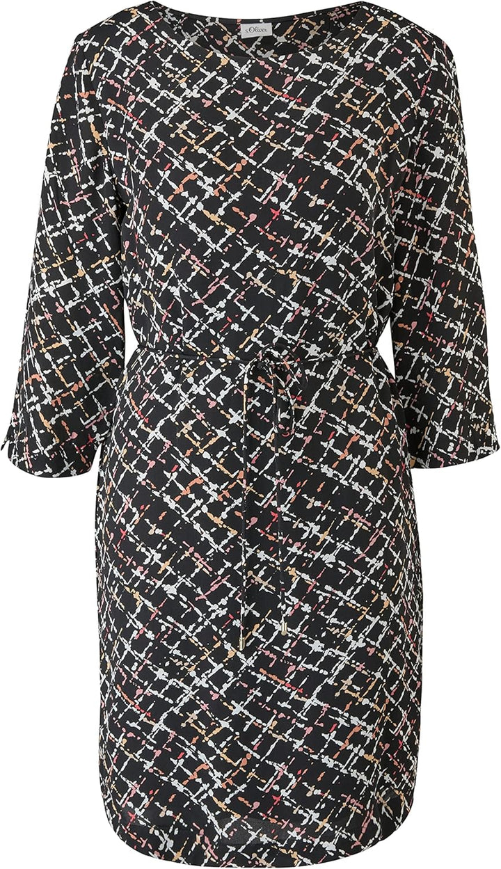 s.Oliver BLACK LABEL Damen Kleid 34 Schwarz 99a3, 34 Schwarz 99a3